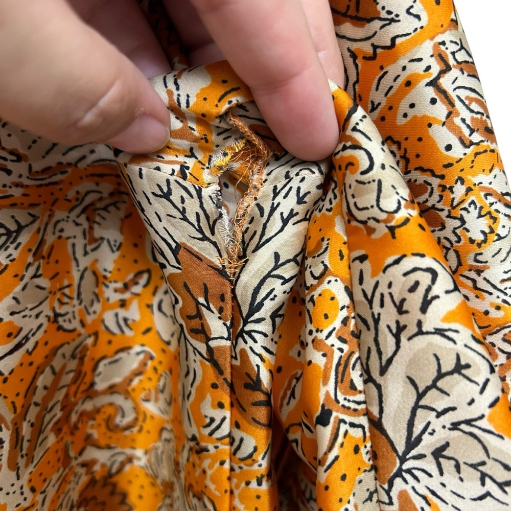 ✨3/$15 Banana Republic Heritage Boho Floral Top Button Front Peplum Blouse - Picture 13 of 13